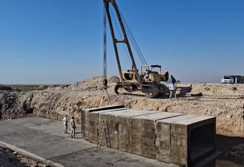 خطوط لوله انتقال آب نمک پتروشیمی اروند