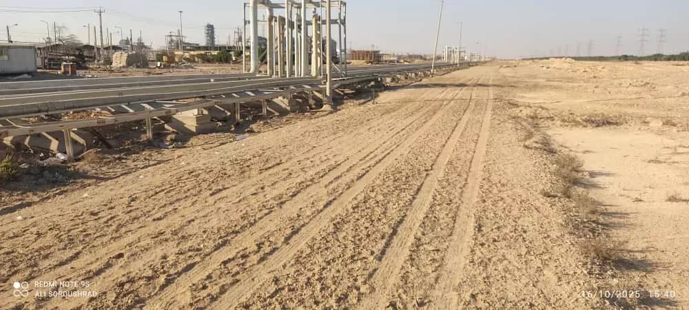 خطوط لوله انتقال آب نمک واحد کلرآلکالی پتروشیمی بندر امام